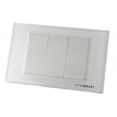 Tapa Doble Triple Enchufe o Interruptor Linea Crystal 10