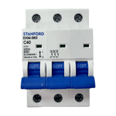 Interruptor Automático 3x40A 6KA Curva C STANFORD 2