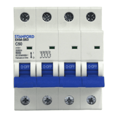 Interruptor Automático 4x50A 6KA Curva C STANFORD 2