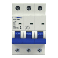 Interruptor Automático 3x20A 6KA Curva C STANFORD 2