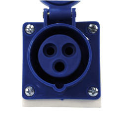 Enchufe Industrial Hembra Sobrepuesto 16A 220V 2P+T STANFORD 0