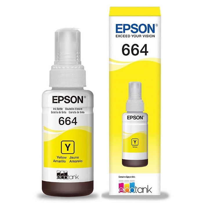 TINTA EPSON 664 YELLOW | SantoMax