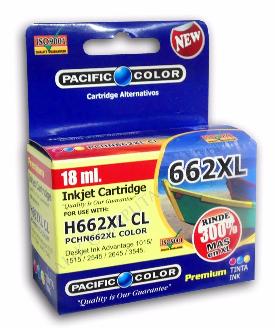 TINTA HP 662XL PACIFIC COLOR | SantoMax