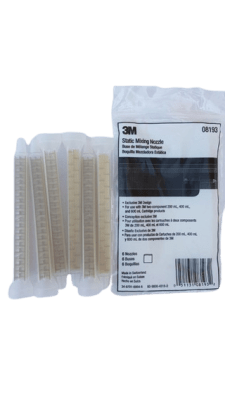 Boquillas mezcladora para adhesivos del Sistema de Reparación de Plásticos, PN08193, 6 por bolsa