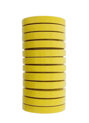 Manga/12 rollos cinta amarilla 18mm/50m