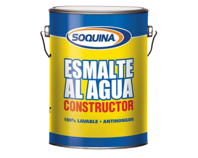 Esmalte al agua Blanco Galon SOQUINA