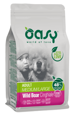 Oasy OAP Adult medium/large Wild Boar 12 Kg