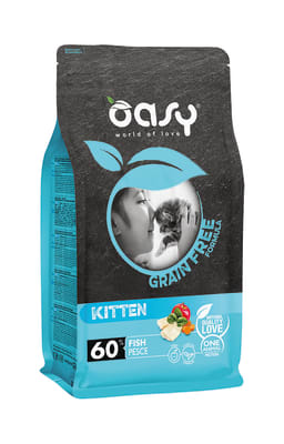Oasy Cat GF Kitten Fish 1,5 Kg