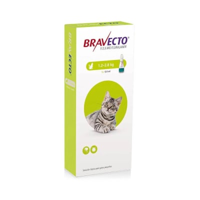 BRAVECTO GATO 1,2 a 2,8 Kg