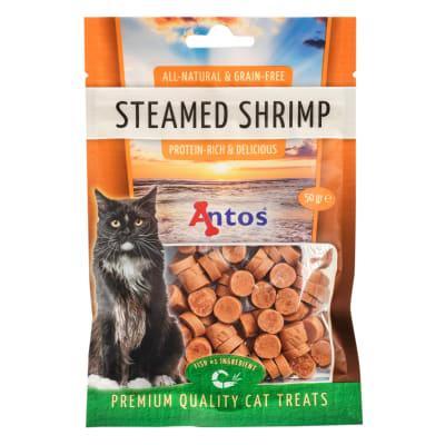 Antos Cat Treats Steamed Shrimp 50 gr