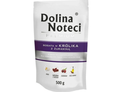 Dolina Noteci Conejo con Arándanos 500 gr.