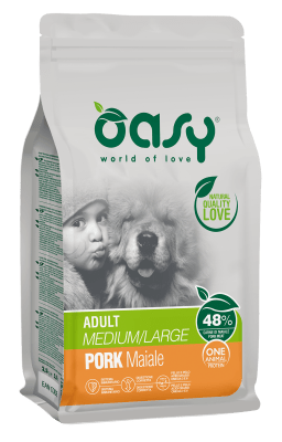 Oasy OAP Adult medium/large Pork 12 Kg
