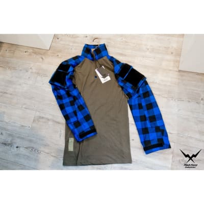 FFI POLERA DE COMBATE LEÑADOR AZUL