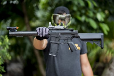 TAPP AIRSOFT HANDGUARD FIBRA DE CARBONO (NEGRO)