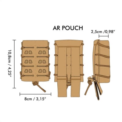 NOVRITSCH ASSAULT RIFLE MAGAZINE POUCH GEN.2.2 (PRE-VENTA)