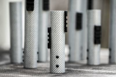 TAPP AIRSOFT HANDGUARD FIBRA DE CARBONO (PLATEADO)