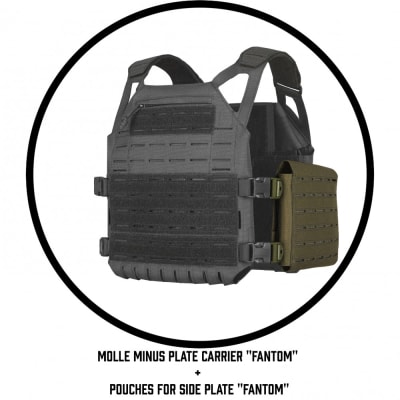 PORTA PLACA LATERAL FANTOM