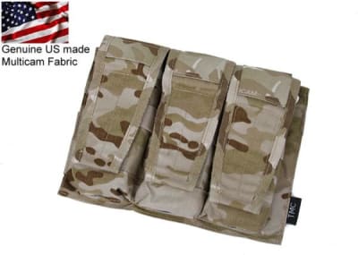 TMC TRIPLE POUCH M4/M16 MULTICAM ARID (ESTILO CRYE.P)