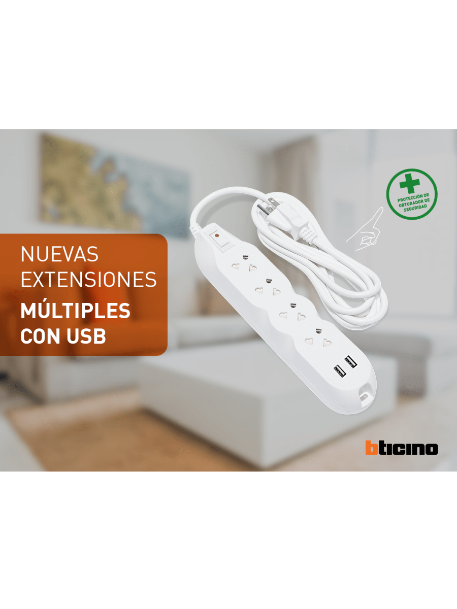 Extensión bticino +   USB1