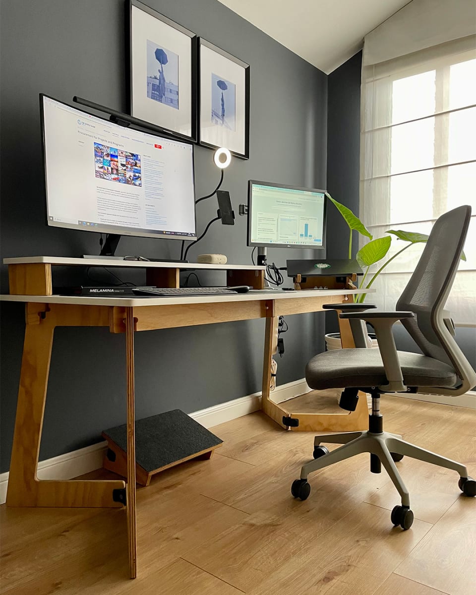 Escritorio Karya Tab. Blanco 1.60x0.70mts3