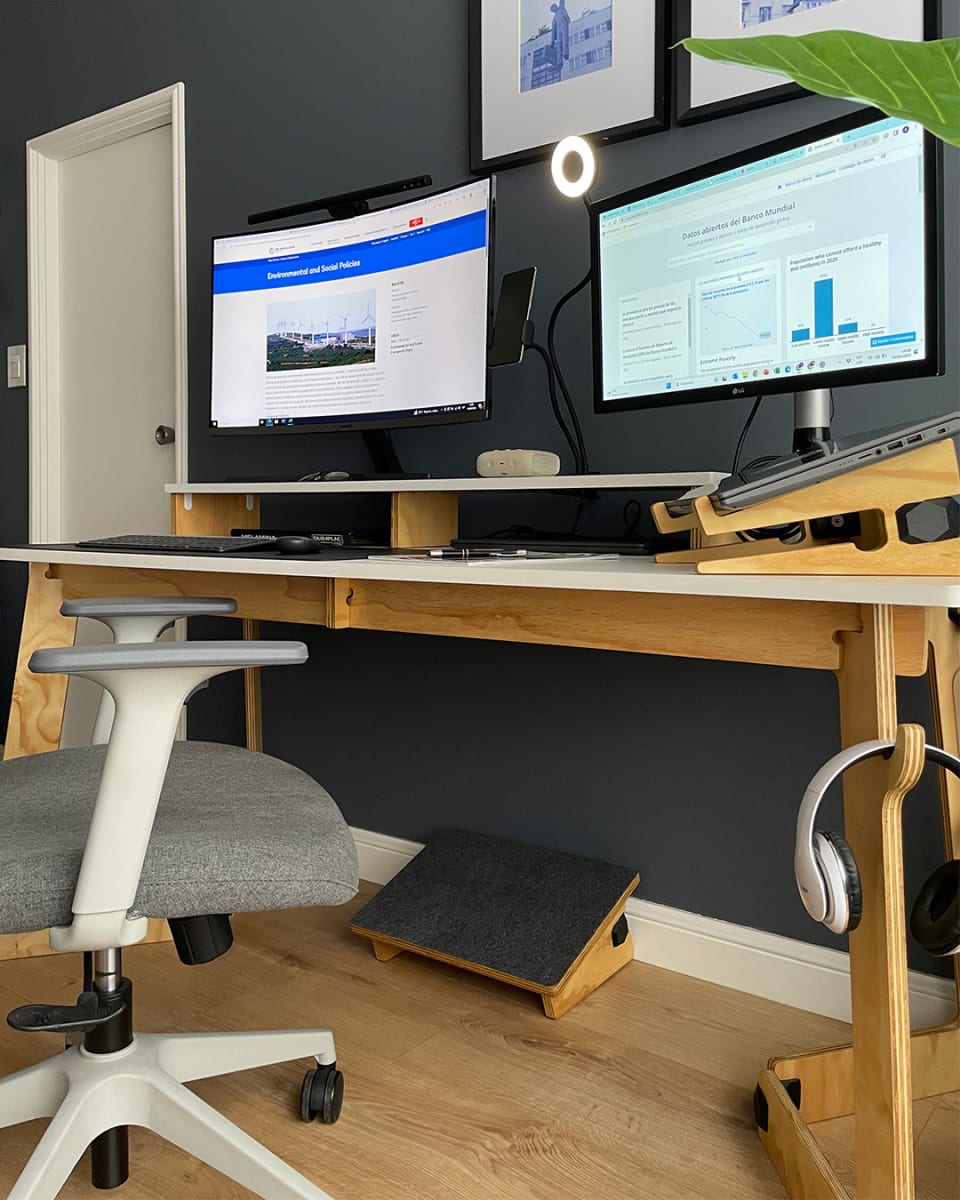 Escritorio Karya Tab. Blanco 1.60x0.70mts4