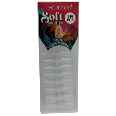 SOFT GEL O PRESS ON ALMENDRA 240PCS