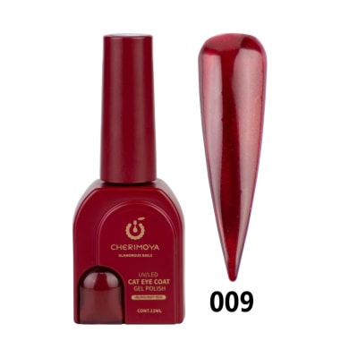 ESMALTE OJO DE GATO BURGUNDY RED 009