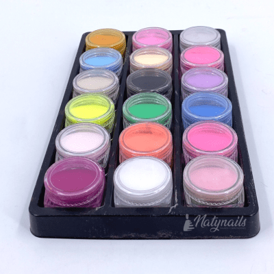18 ACRILICOS DE COLORES