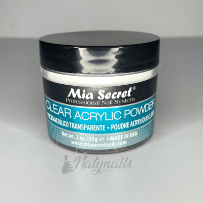 ACRYLIC POWDER - TRANSPARENTE 59GR. MIA SECRET1