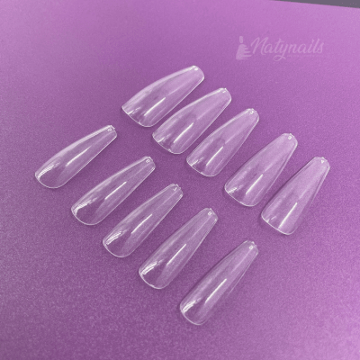 TIPS BALERINA TRANSPARENTE 500UN BOLSA