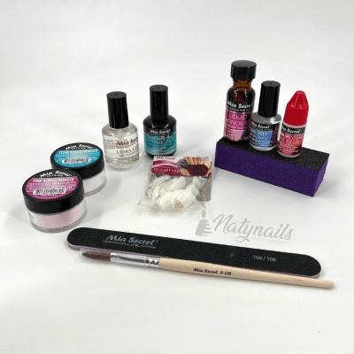 ACRYLIC POWDER KIT CLEAR Y PINK MIA SECRET1