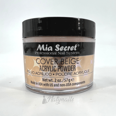 ACRYLIC POWDER - COVER BEIGE 59GR. MIA SECRET1