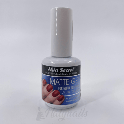TOP COAT MATTE GEL 15ML. - MIA SECRET