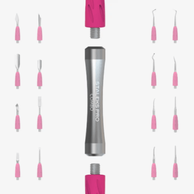 Mango Plateado para Repujador de Cutículas STALEKS UNIQ 101