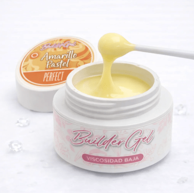 BUILDER GEL AMARILLO PASTEL V.BAJA PERFECT PROFESSIONAL 30GR1