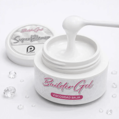 BUILDER GEL SUPER BLANCO TIXOTROPIA ALTA PERFECT PROFESSIONAL 30GR1