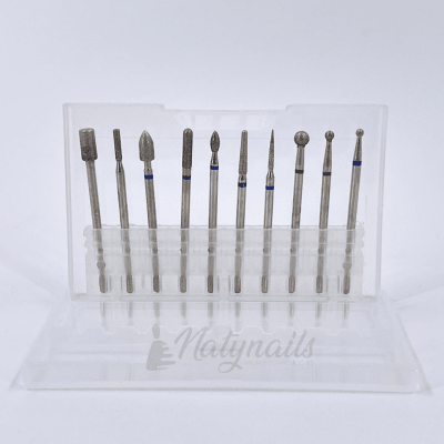 KIT FRESAS DE MANICURE RUSA- CARBURO