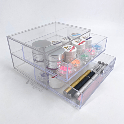 ORGANIZADOR ACRILICO 2 CAJONES