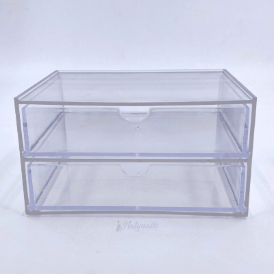 ORGANIZADOR ACRILICO 2 CAJONES