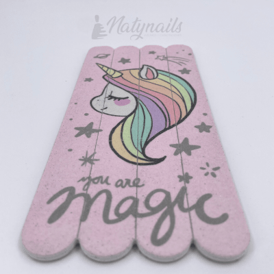 SET 4 LIMAS UNICORNIO1