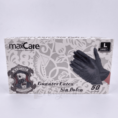 GUANTES LATEX SIN POLVO TALLA L 50U