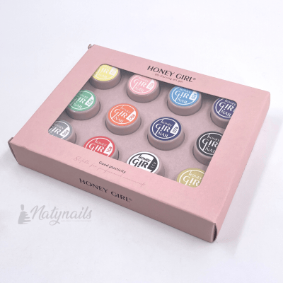 SET 12 GEL PAINT HONEYGIRL1