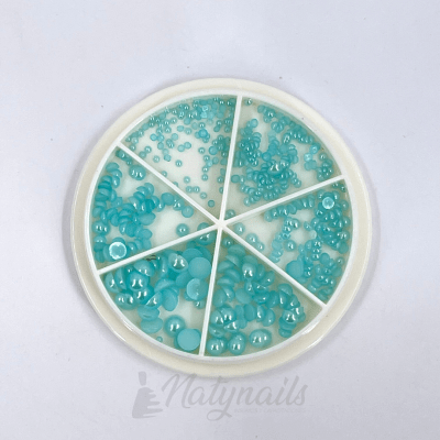 RUEDA PERLAS TURQUEZA