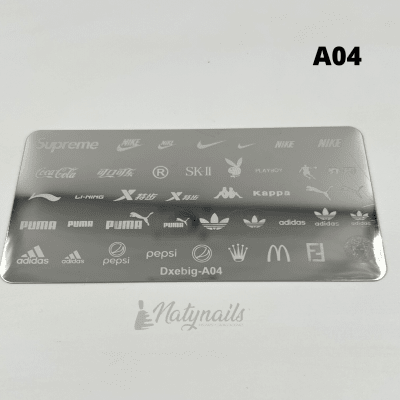 PLACA STAMPING MARCA A041