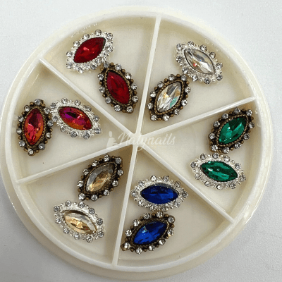 RUEDA GEMAS DE CRISTALES VIDRIO PREMIUM #31