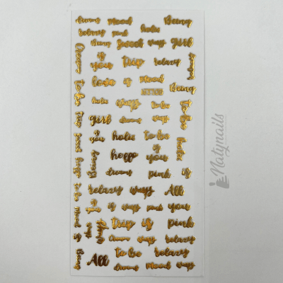 STICKERS LETRAS DORADA1