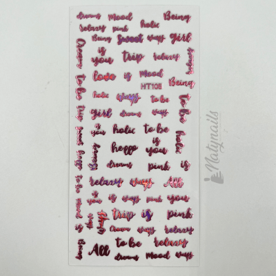STICKERS LETRAS ROSADA1