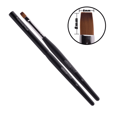 PINCEL GEL BRUSH FLAT #6