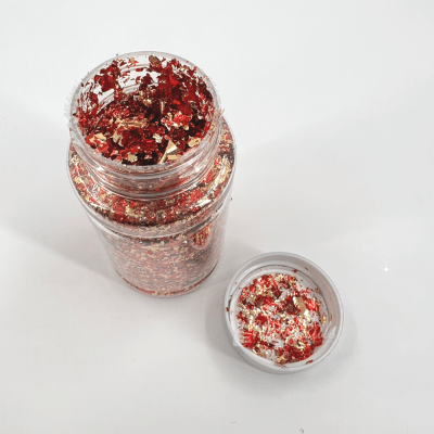 FRASCO PAPEL CHOCOLATE - COLOR DORADO-ROJO1