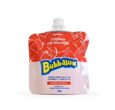 CREMA DE MANOS FRUTILLA BUBBALUU